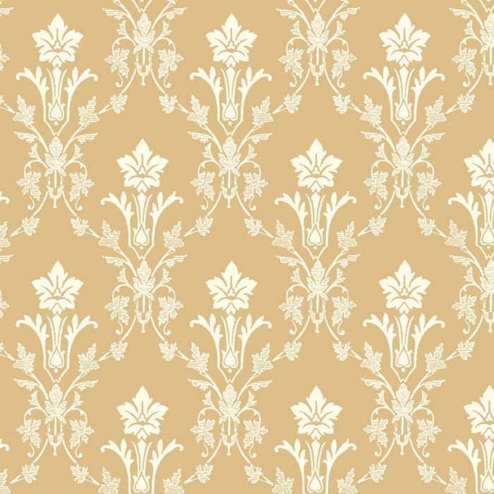 Hudiksvall Floral Wallpaper - Yellow