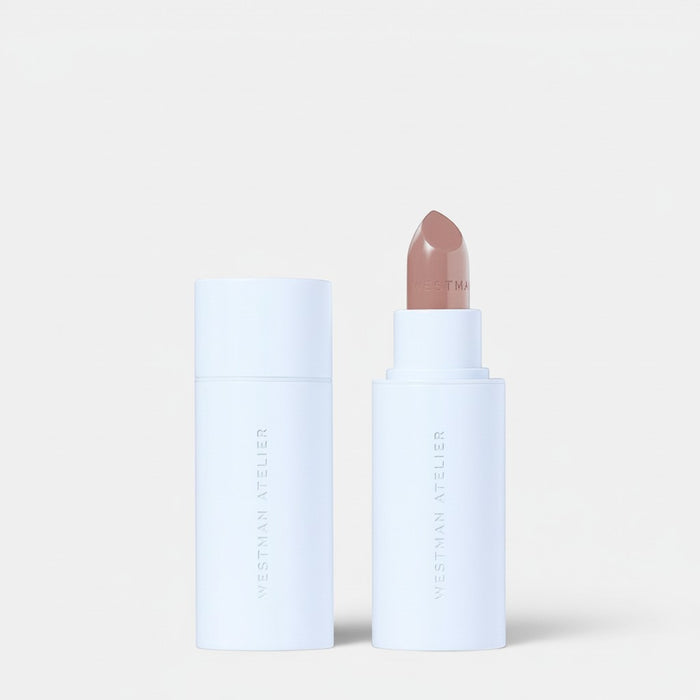 Shop Rescue Spa Hydrobalm tinted lipstick in a neutral beige shade with a white magnetic case