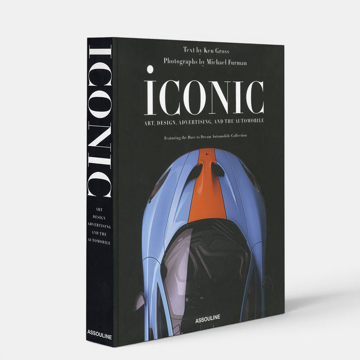 Iconic, art, design, advertising and automobile collectible book by Assouline