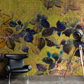 Indian Summer - Custom Sized Wallpaper Mural (per m2) - Yellow