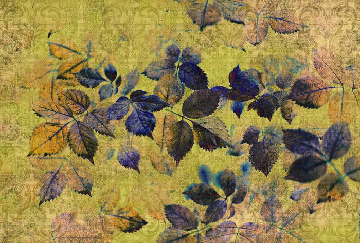 Indian Summer - Custom Sized Wallpaper Mural (per m2) - Yellow