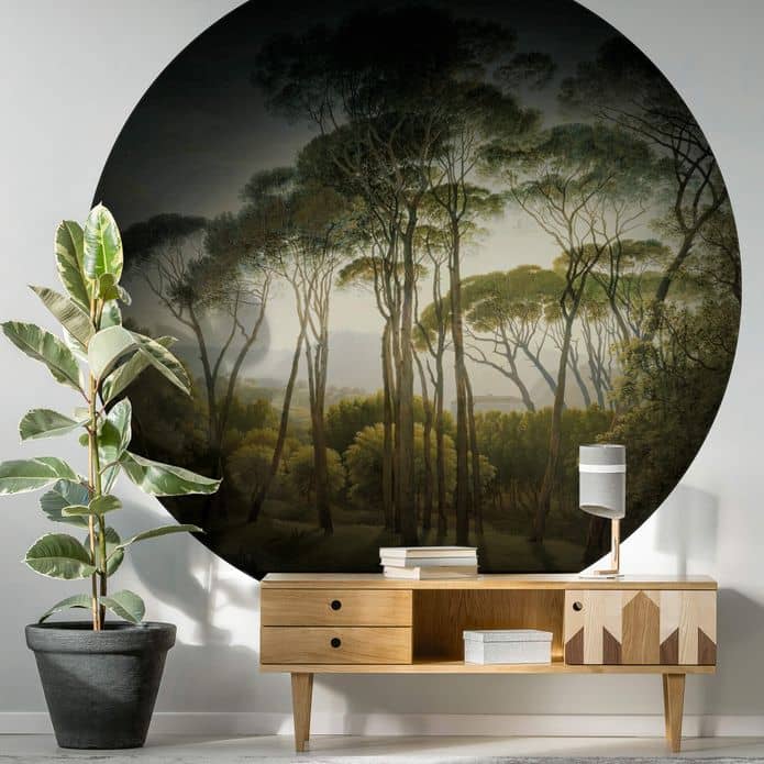 Italian Landscape - Round Mural