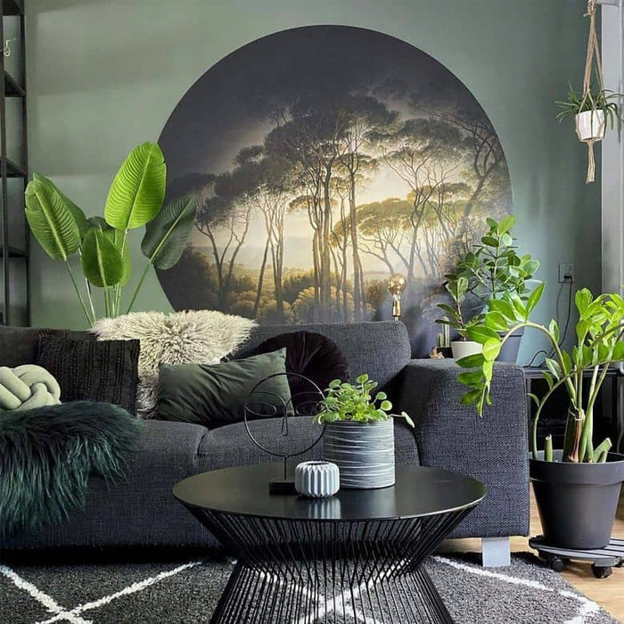 Italian Landscape - Round Mural