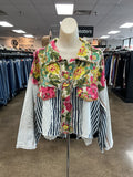 Jacket Shirt By Pol In Floral Print, Size:M