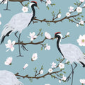 Japanese Cranes mural