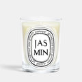 Shop Rescue Spa Jasmin scented candle in a clear glass vessel with a white wax floral fragrance