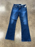 Jeans Boot Cut By Adriano Goldschmied In Blue Denim, Size:6