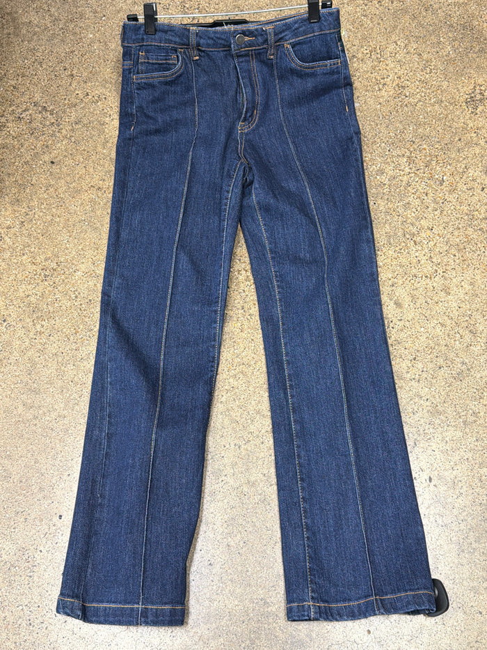 Jeans Boot Cut By Oat In Blue Denim, Size:4