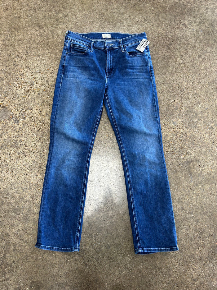 Jeans Designer By Mother In Blue Denim, Size:6