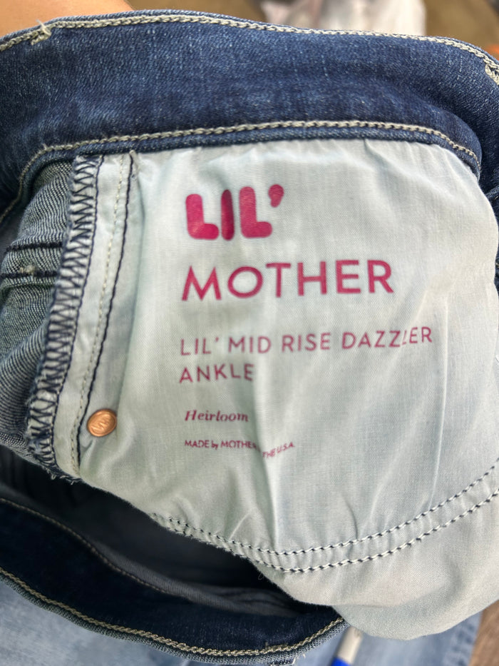 Jeans Designer By Mother In Blue Denim, Size:6
