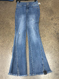 Jeans Flared By Kancan In Blue Denim, Size:4