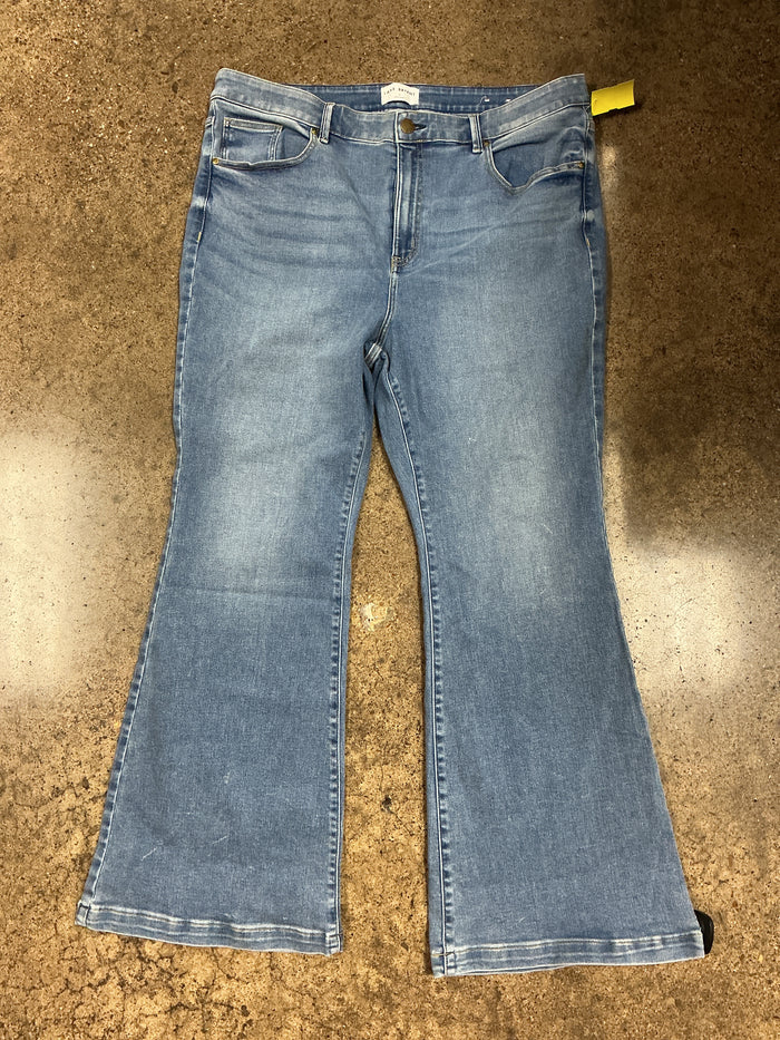 Jeans Flared By Lane Bryant In Blue Denim, Size:22