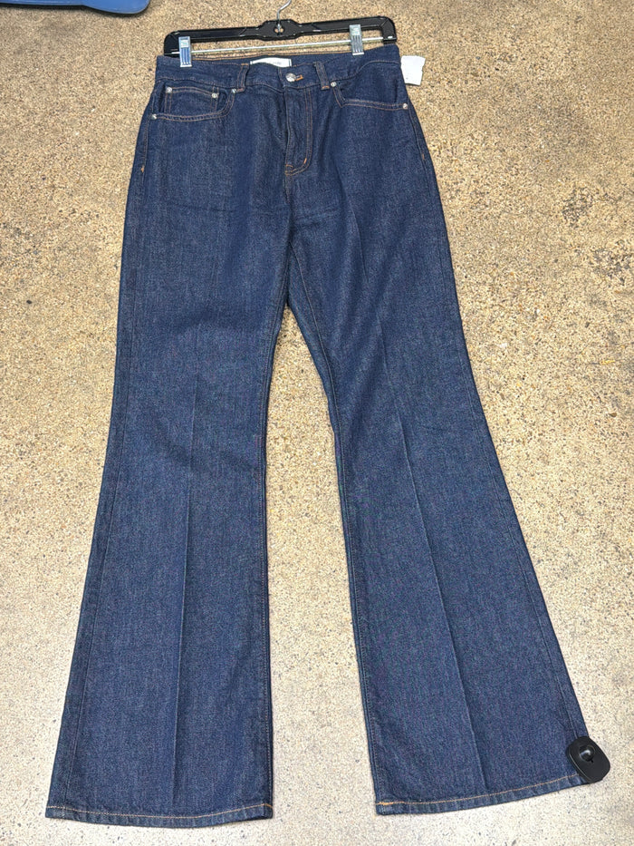 Jeans Flared By Madewell In Blue Denim, Size:2
