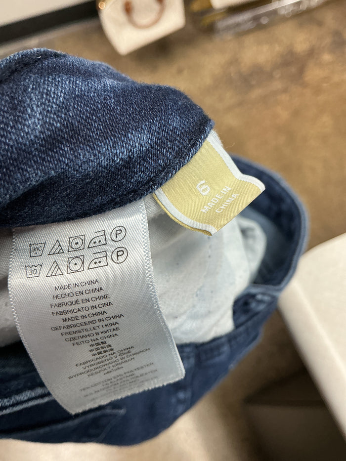Jeans Flared By Michael By Michael Kors In Blue Denim, Size:6