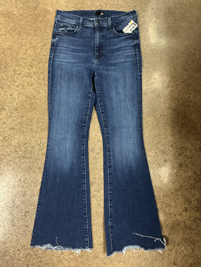 Jeans Flared By Mother Jeans In Blue Denim, Size:2