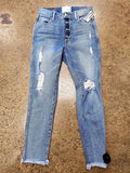 Jeans Skinny By Clothes Mentor In Blue Denim, Size:4