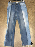 Jeans Straight By Bdg In Blue Denim, Size:6