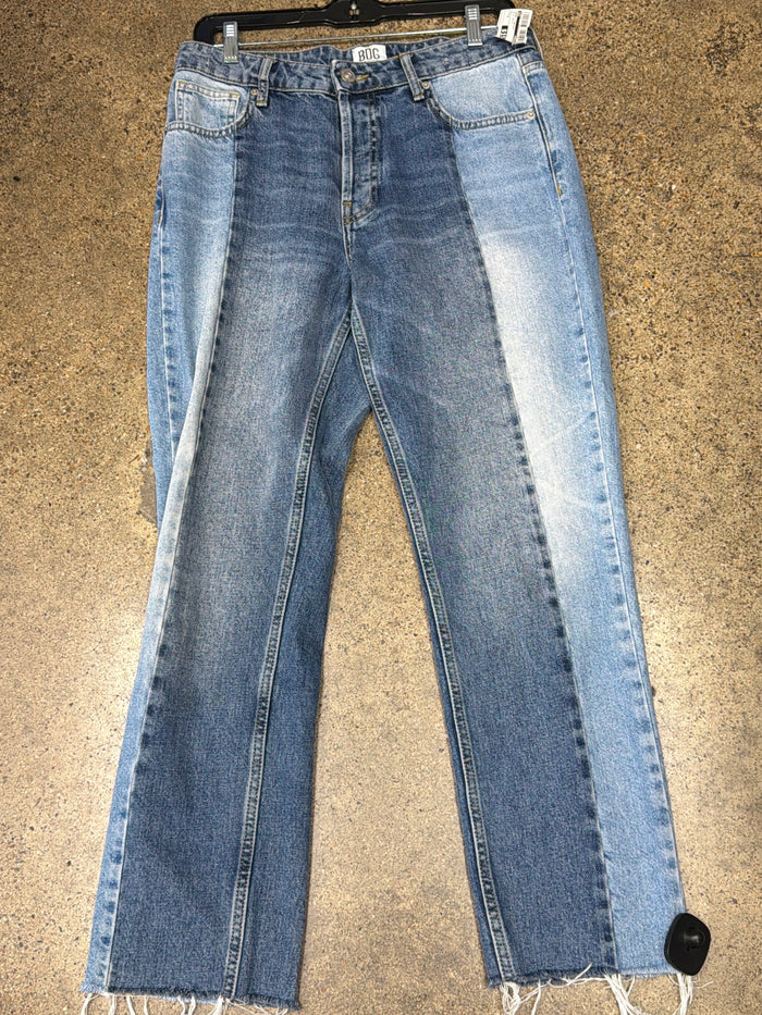 Jeans Straight By Bdg In Blue Denim, Size:6
