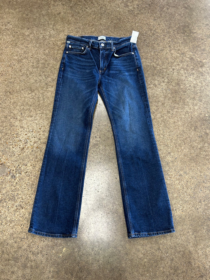 Jeans Straight By Citizens Of Humanity In Blue Denim, Size:4