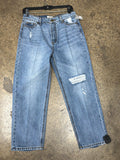 Jeans Straight By Clothes Mentor In Blue Denim, Size:4