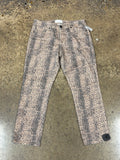 Jeans Straight By Dear John In Animal Print, Size:10