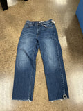 Jeans Straight By Denim Forum In Blue Denim, Size:6