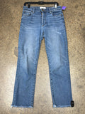 Jeans Straight By Evereve In Blue Denim, Size:6