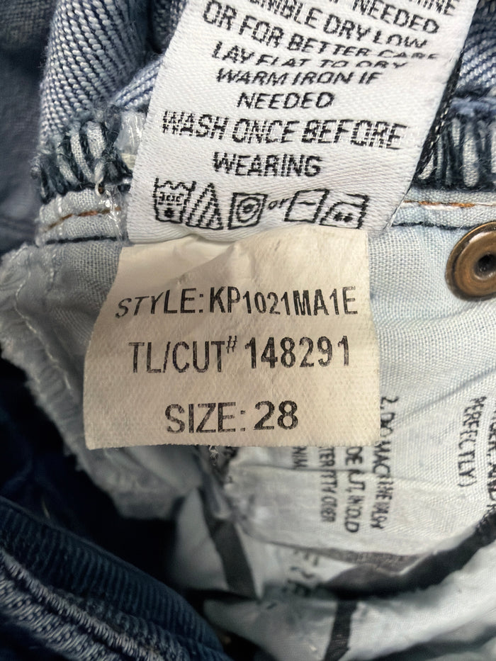 Jeans Straight By Evereve In Blue Denim, Size:6