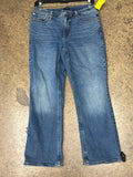 Jeans Straight By J. Crew In Blue Denim, Size:6