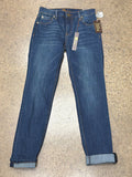 Jeans Straight By Kut In Blue Denim, Size:0