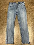 Jeans Straight By Kut In Blue Denim, Size:6