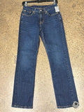Jeans Straight By Levis In Blue Denim, Size:4