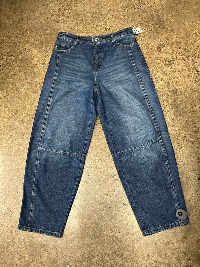 Jeans Straight By Loft In Blue Denim, Size:6
