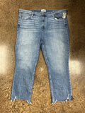 Jeans Straight By Paige In Blue Denim, Size:22