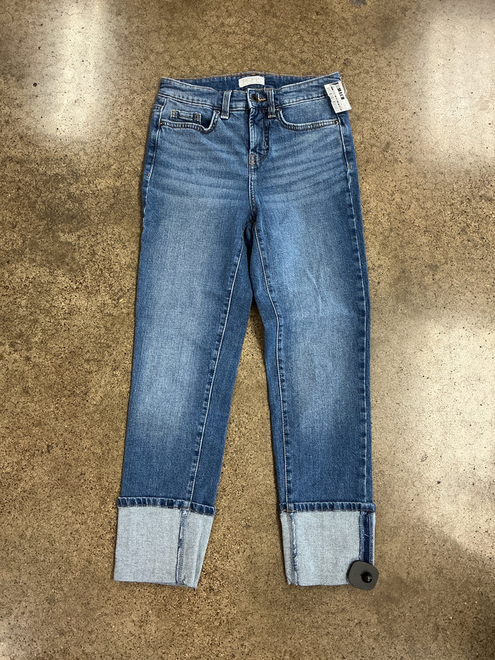 Jeans Straight By Sofia By Sofia Vergara In Blue Denim, Size:0