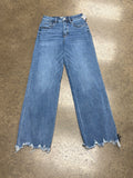 Jeans Straight By Vervet In Blue Denim, Size:2