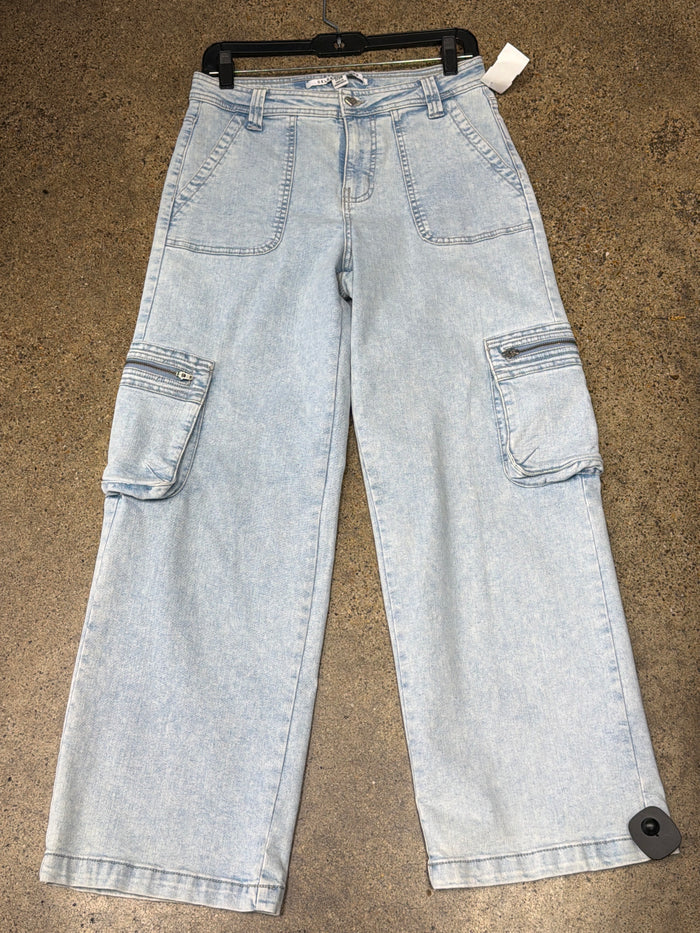 Jeans Wide Leg By Celebrity Pink In Blue Denim, Size:6
