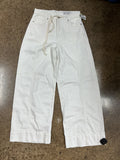 Jeans Wide Leg By Gap In White, Size:2