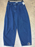 Jeans Wide Leg By Good American In Blue Denim, Size:6