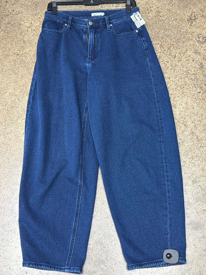 Jeans Wide Leg By Good American In Blue Denim, Size:6