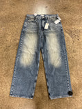 Jeans Wide Leg By Good American In Blue Denim, Size:8