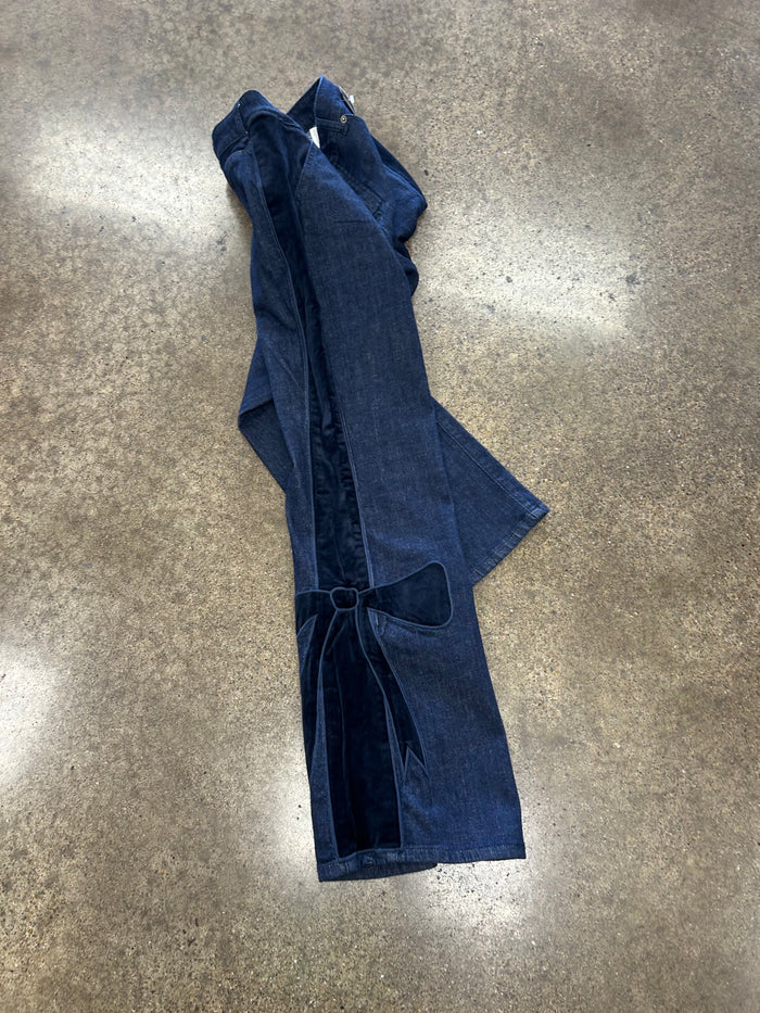 Jeans Wide Leg By Maeve In Blue Denim, Size:8
