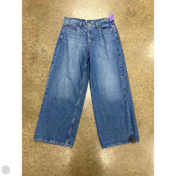 Jeans Wide Leg By Old Navy In Blue Denim, Size: 10