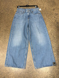 Jeans Wide Leg By Old Navy In Blue Denim, Size:6P