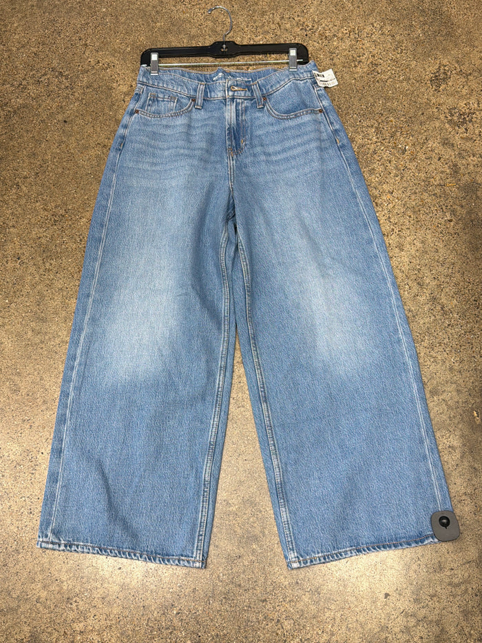 Jeans Wide Leg By Old Navy In Blue Denim, Size:6P