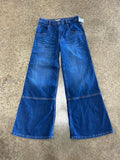 Jeans Wide Leg By Pilcro In Blue Denim, Size:6