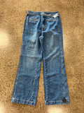 Jeans Wide Leg By We The Free In Blue Denim, Size:L