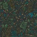 Joy Vinyl Wallpaper - Dark Green/Blue
