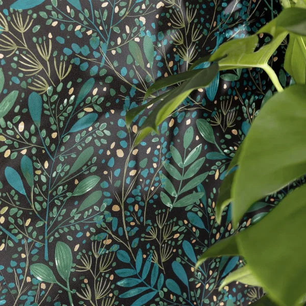 Joy Vinyl Wallpaper - Dark Green/Blue