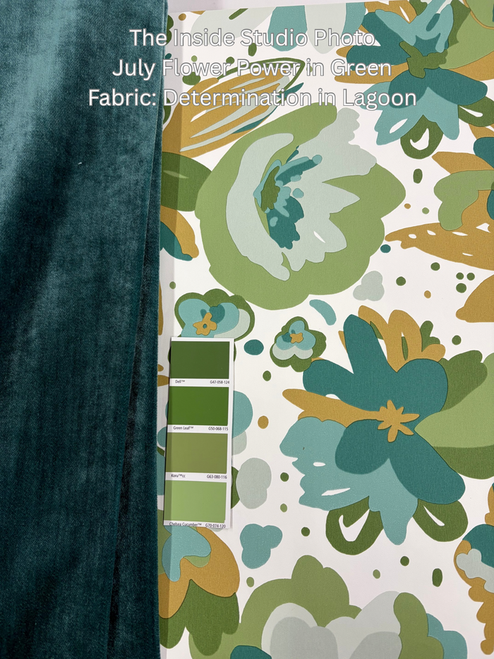 July Flower Power Vinyl Wallpaper - Discontinuing